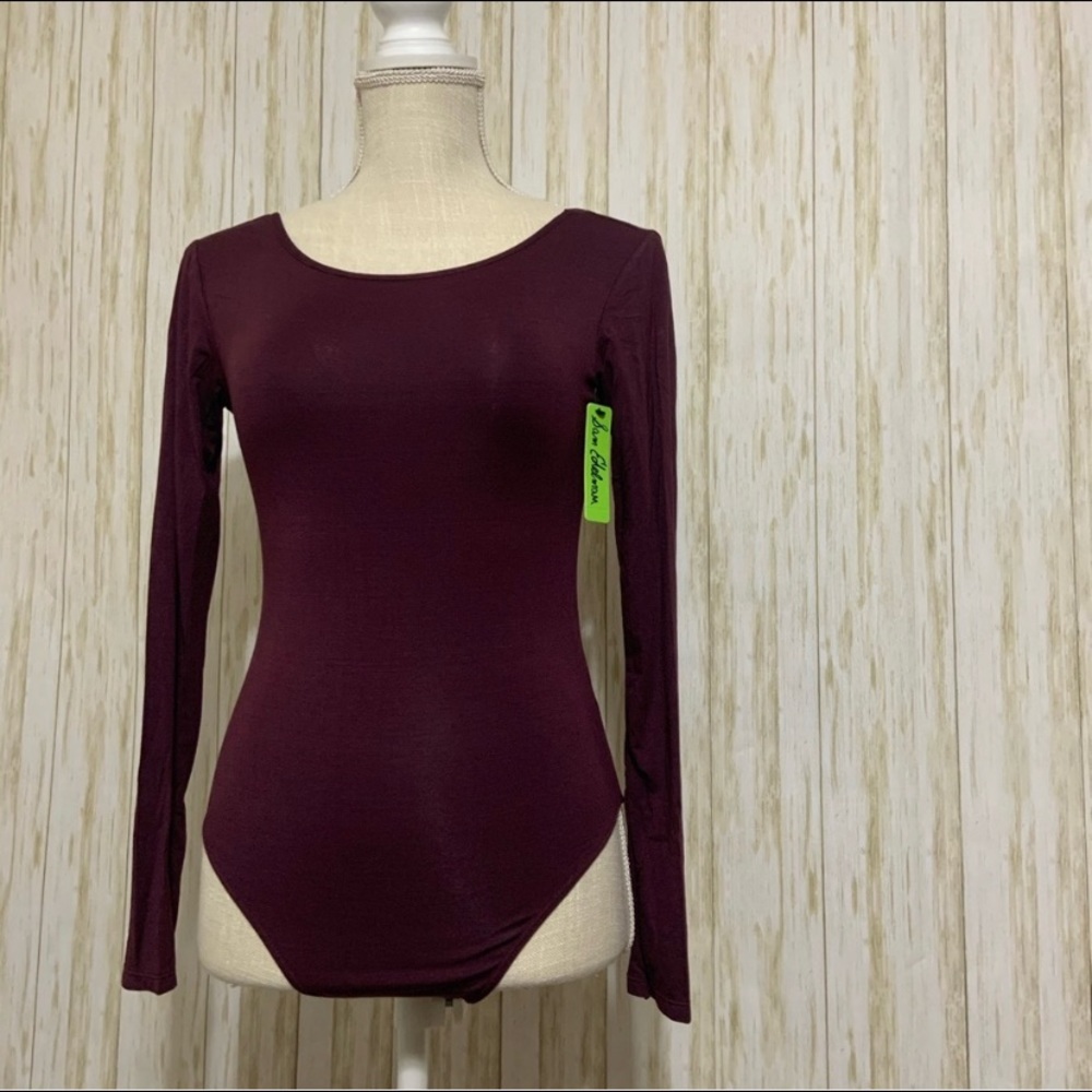 Sold out L see new listing for M&S NWT Sam Edelman Prune sleeve bodysuits - Picture 2 of 7